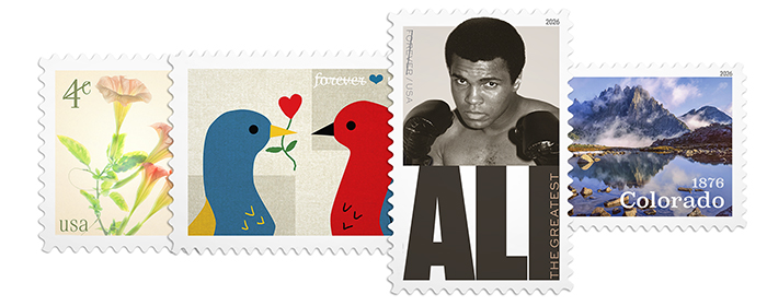 Forever Stamps available from The Postal Store.
