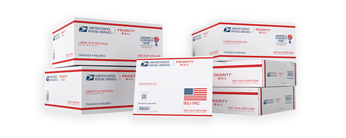 Military shipping supplies available in The Postal Store.