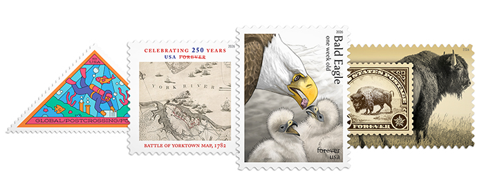 Forever Stamps available from The Postal Store.