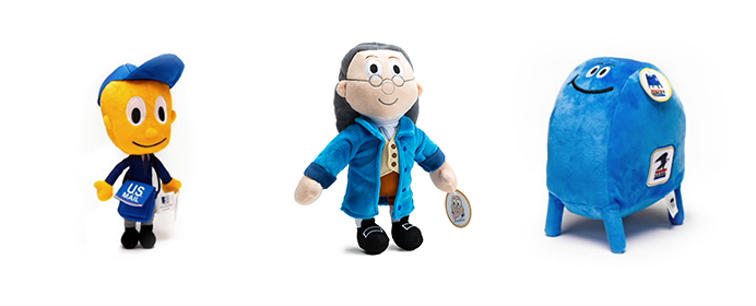 USPS Plushes available in The Postal Store.