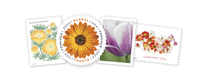 Forever Stamps available from The Postal Store.