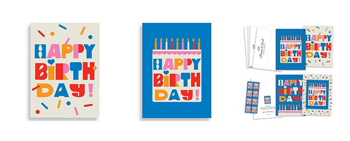 Happy Birthday Notecards available in The Postal Store.