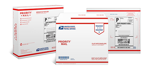 Prepaid Supplies available in The Postal Store.