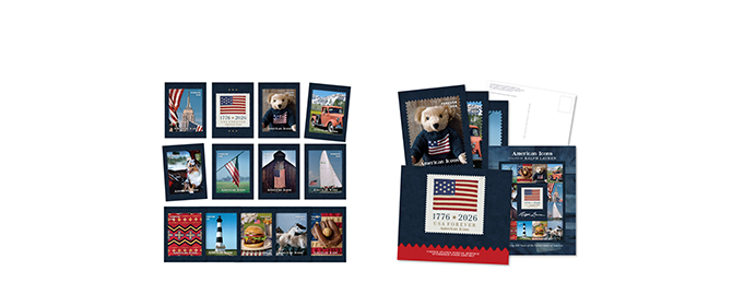 American Icon Postcards available in The Postal Store.