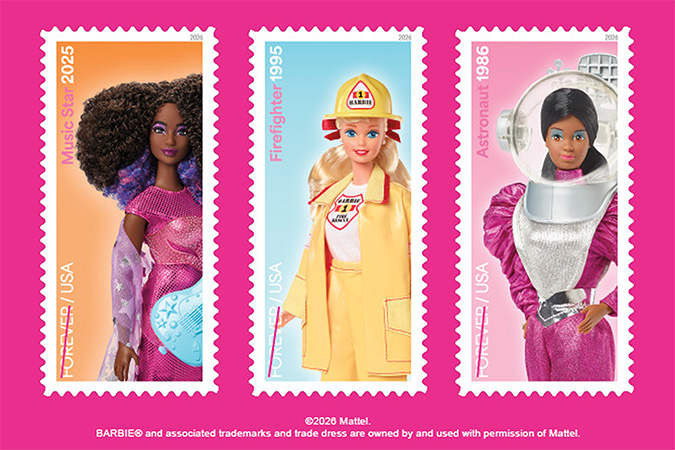 Barbie&trade; Commemorative  Forever&reg; Stamp