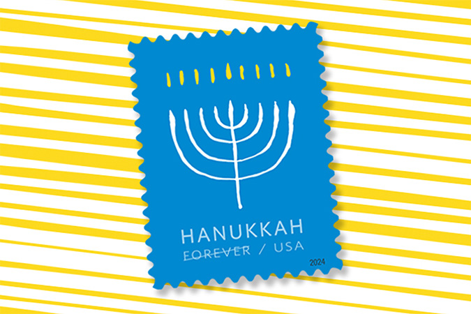 Hanukkah Forever Stamp.