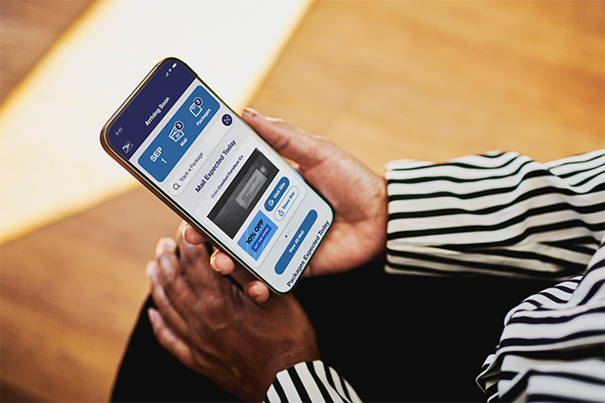 An Informed Delivery preview email on a smartphone.